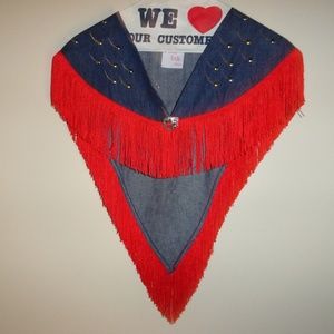 Denim Collar western look NEW